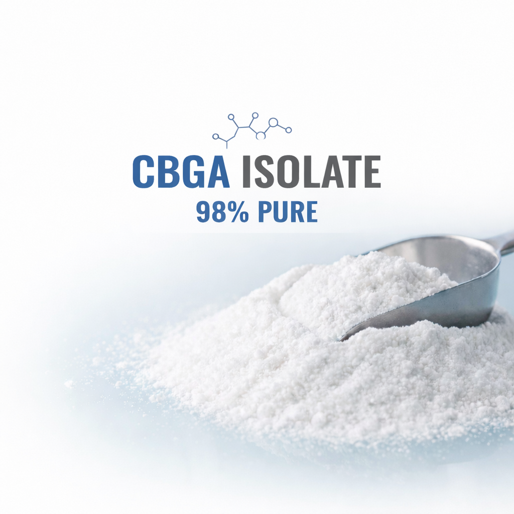 CBGa Isolate 98%+ Pure - Premium Cannabigerolic Acid Crystals $199.00 - $7,999.00